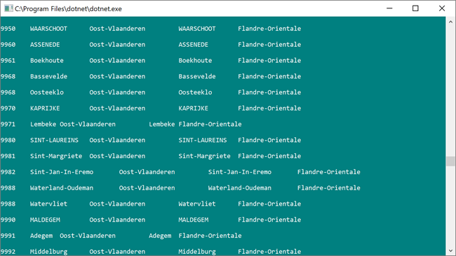 Visual Studio XML Serializer Test Result